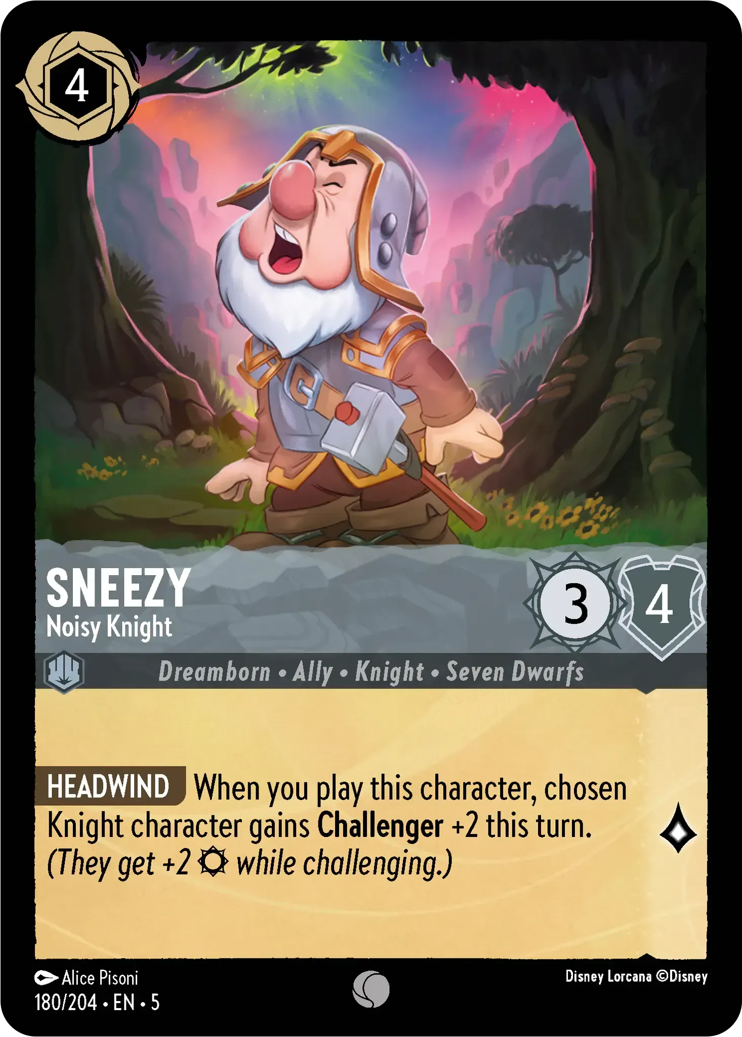 Sneezy - Noisy Knight · Shimmering Skies 180/205