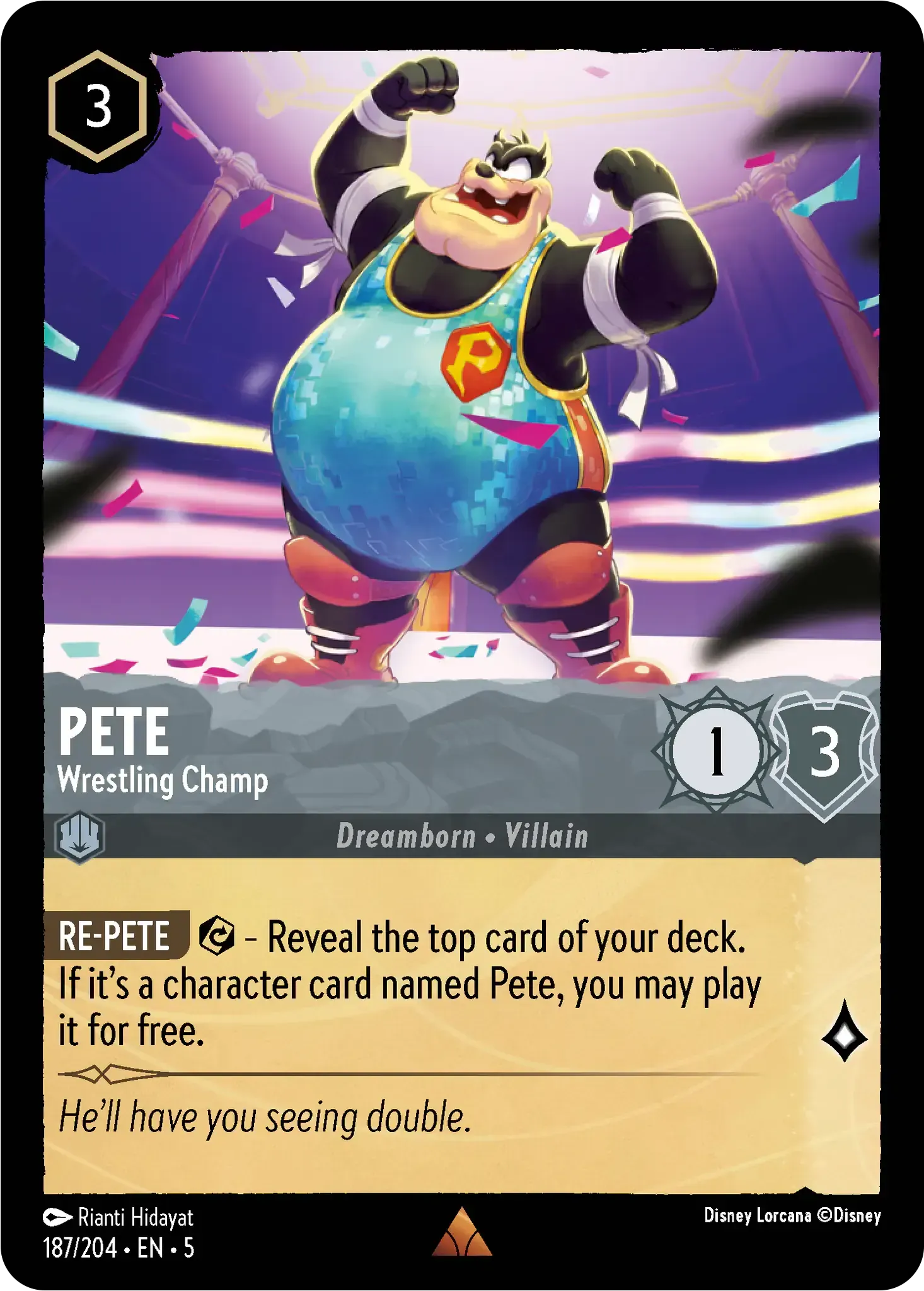Pete - Wrestling Champ · Shimmering Skies 187/205