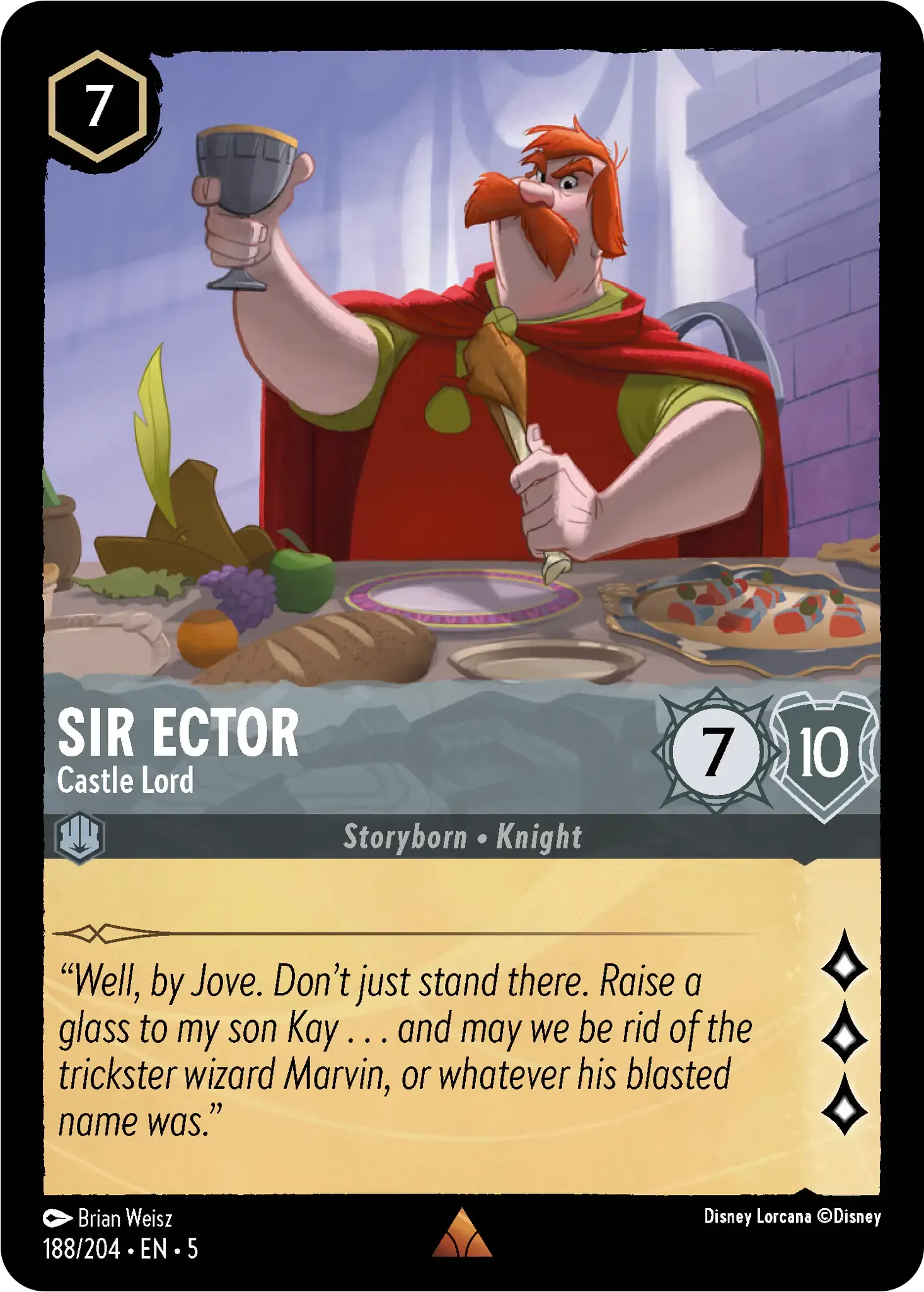 Sir Ector - Castle Lord · Shimmering Skies 188/205