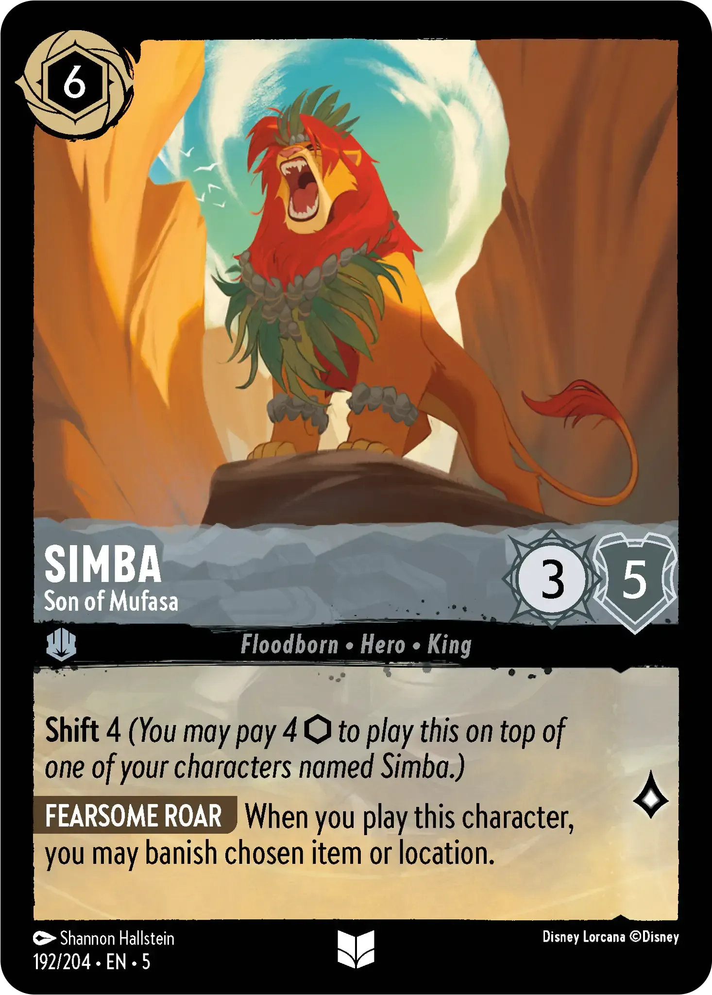 Simba - Son of Mufasa · Shimmering Skies 192/205