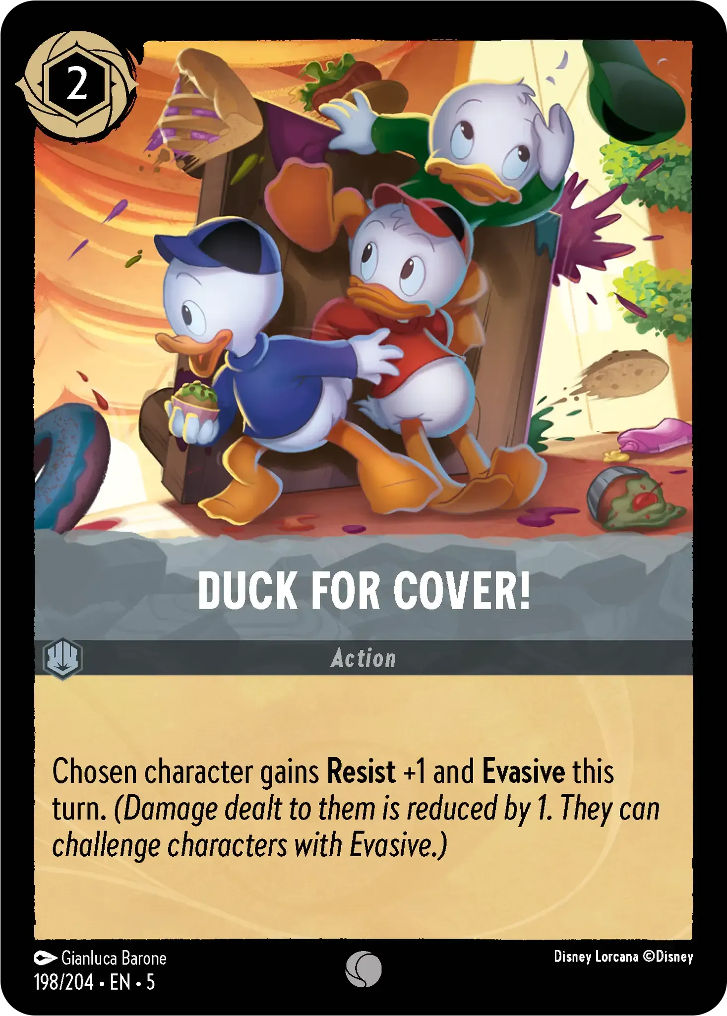 Duck for Cover! · Shimmering Skies 198/205
