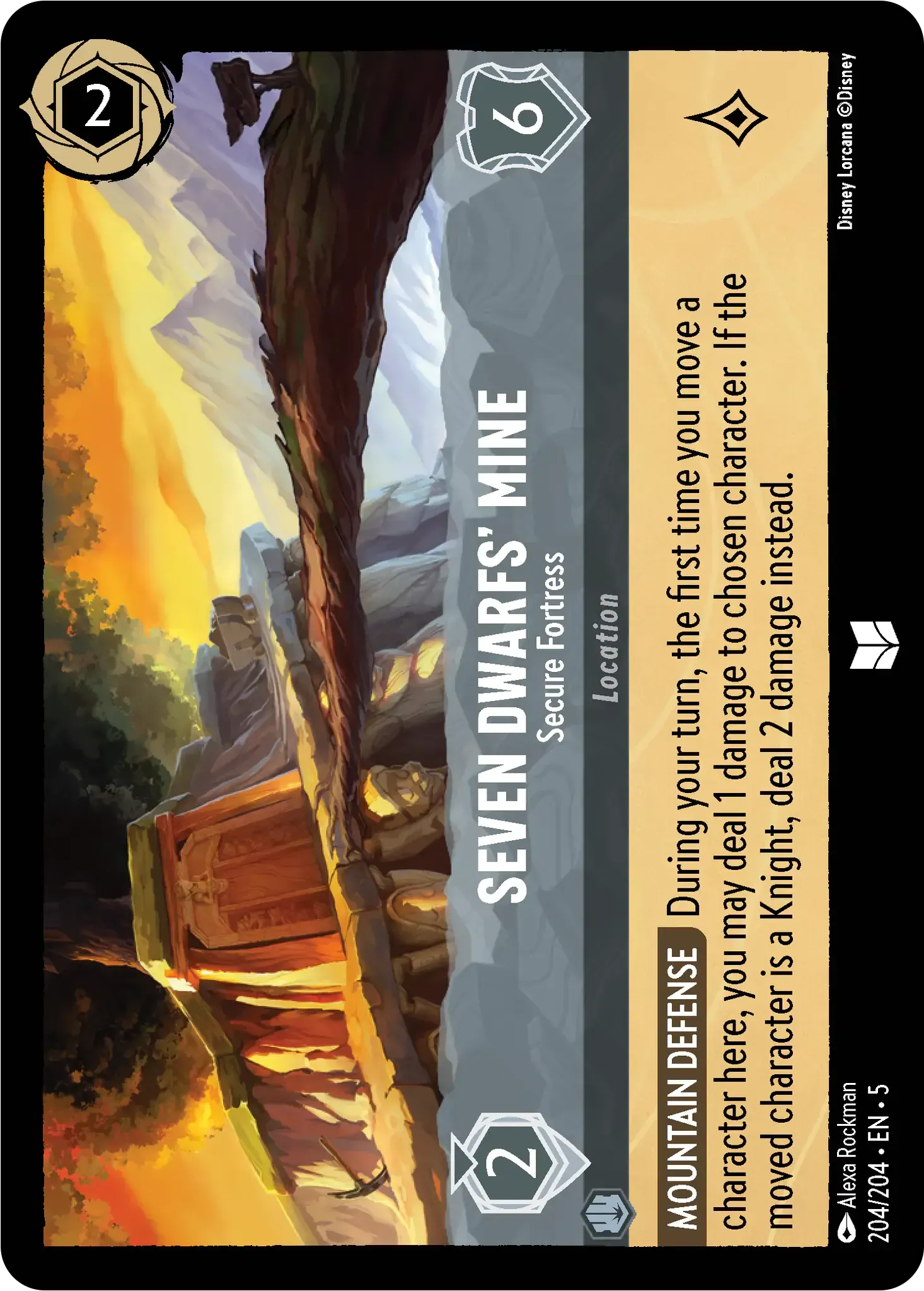 Seven Dwarfs' Mine - Secure Fortress · Shimmering Skies 204/205
