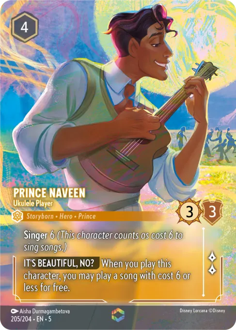 Prince Naveen - Ukulele Player · Shimmering Skies 205/205