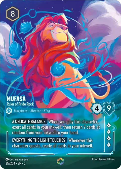Mufasa - Ruler of Pride Rock · Shimmering Skies 217/205