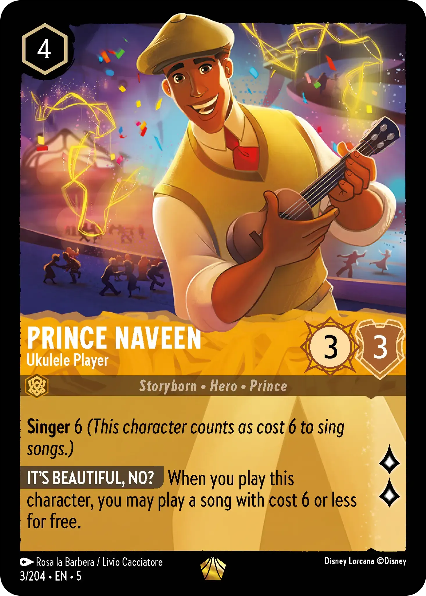 Prince Naveen - Ukulele Player · Shimmering Skies 3/205
