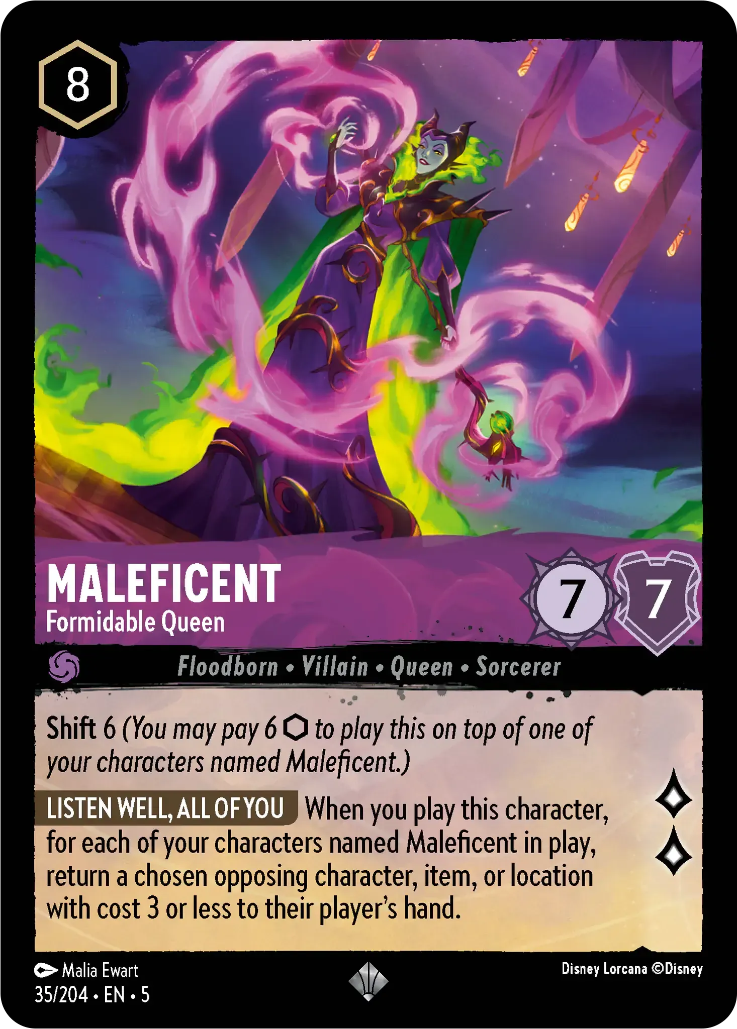 Maleficent - Formidable Queen · Shimmering Skies 35/205