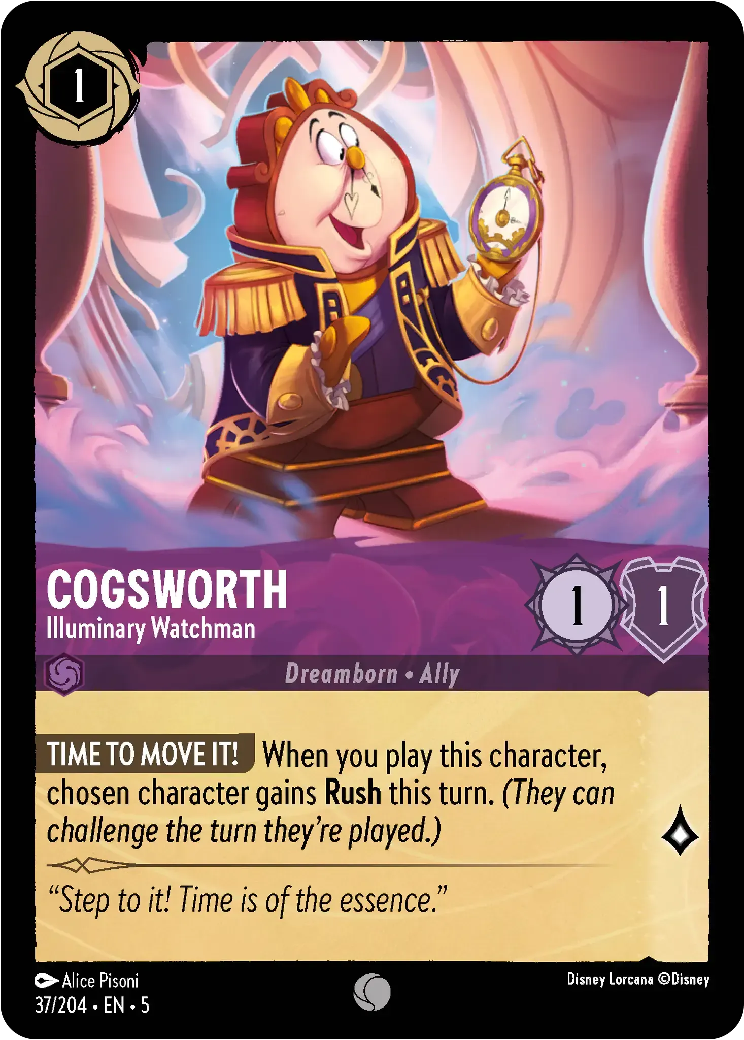 Cogsworth - Illuminary Watchman · Shimmering Skies 37/205