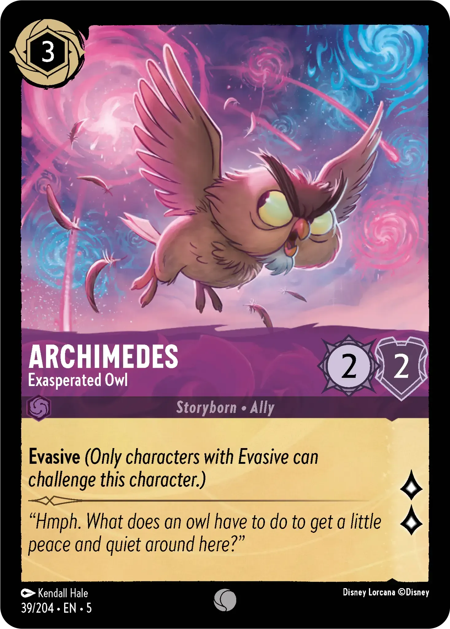 Archimedes - Exasperated Owl · Shimmering Skies 39/205
