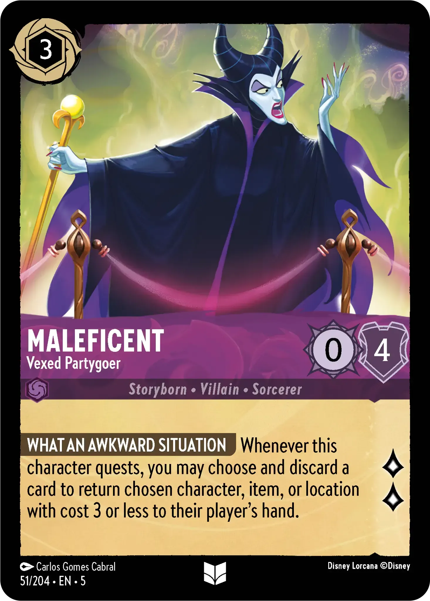 Maleficent - Vexed Partygoer · Shimmering Skies 51/205