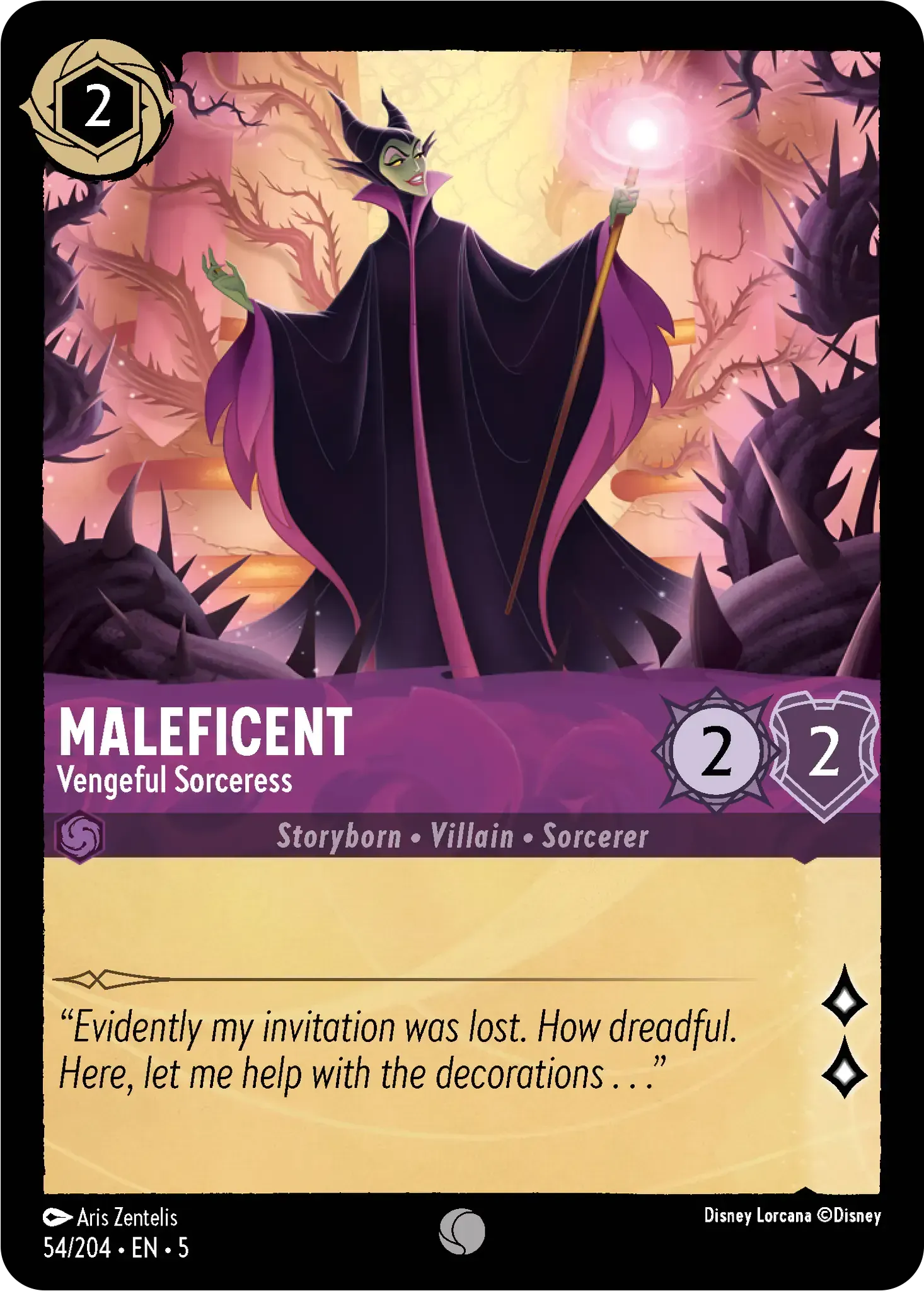 Maleficent - Vengeful Sorceress · Shimmering Skies 54/205