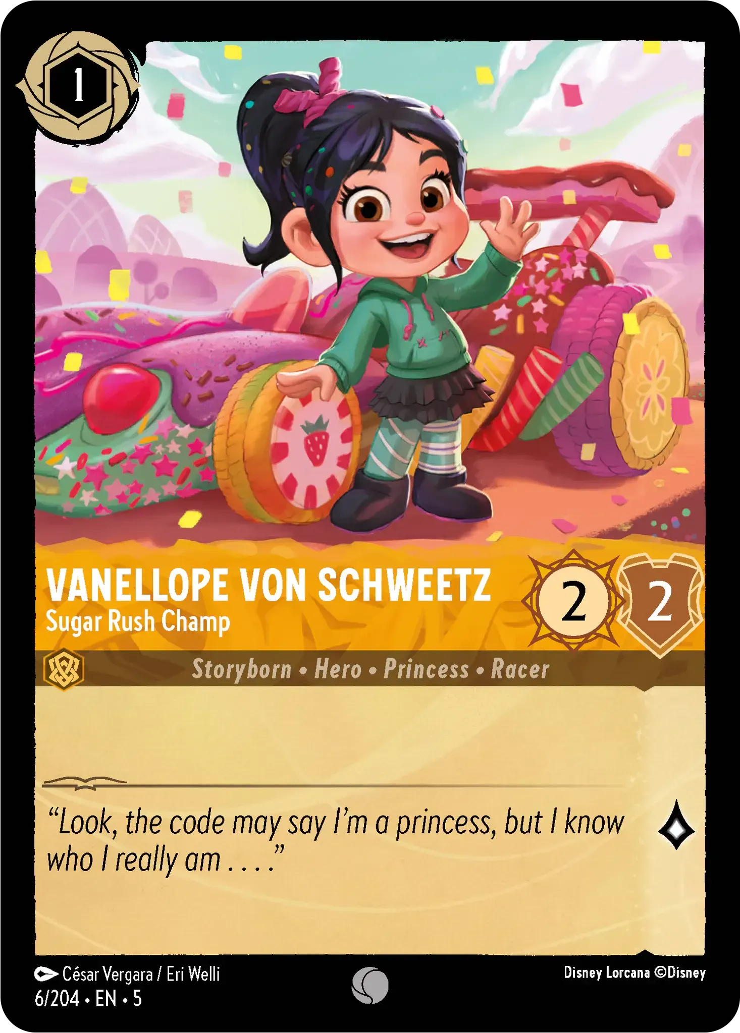 Vanellope von Schweetz - Sugar Rush Champ · Shimmering Skies 6/205