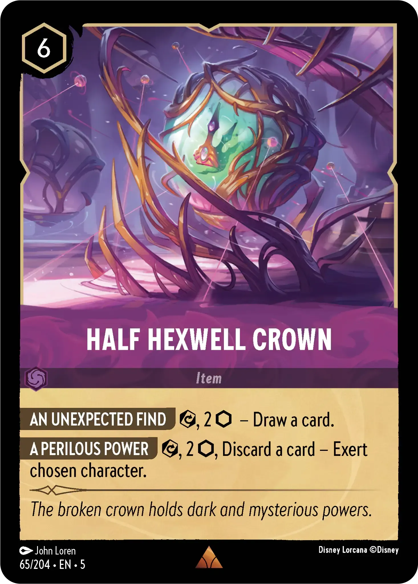 Half Hexwell Crown · Shimmering Skies 65/205