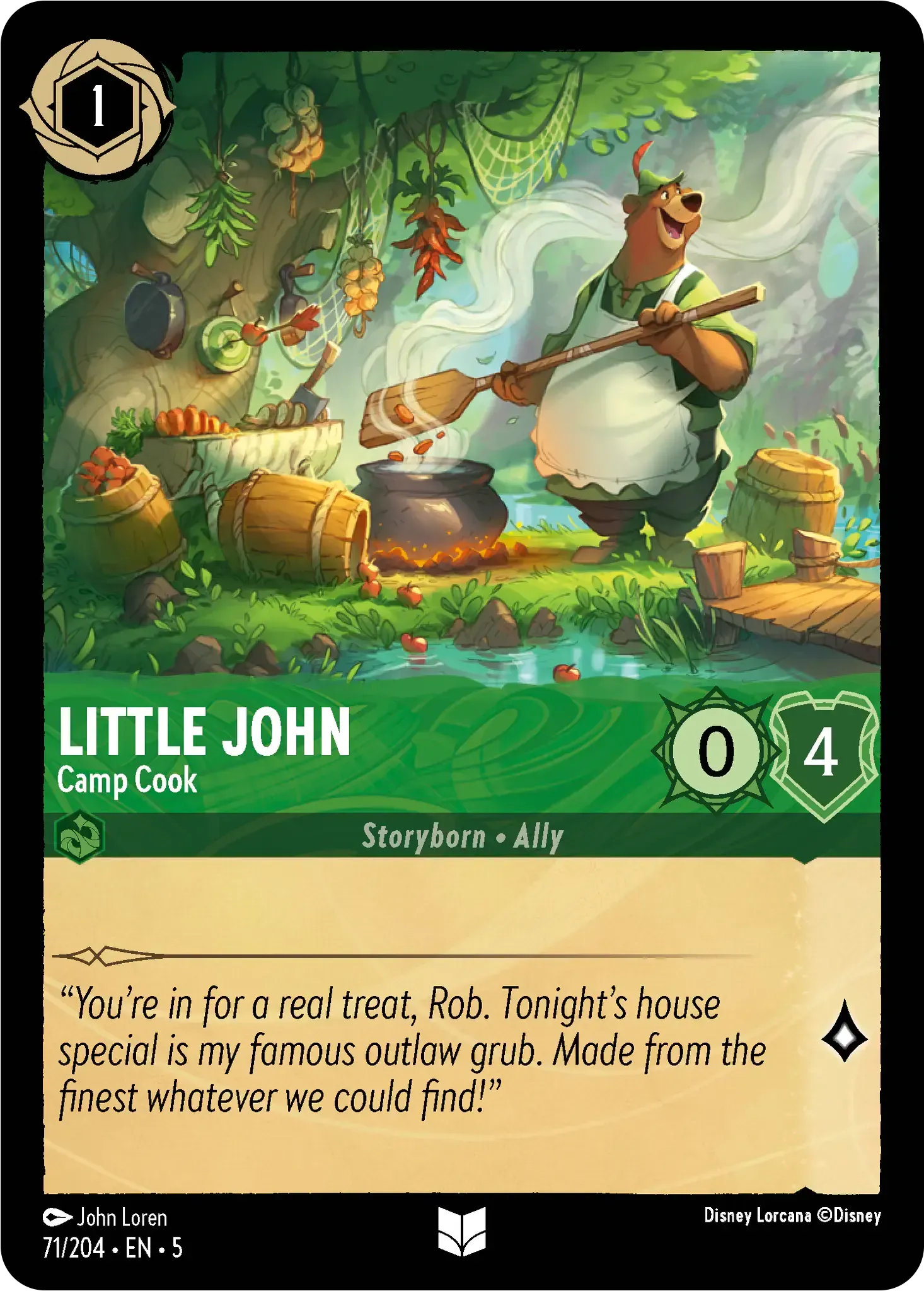 Little John - Camp Cook · Shimmering Skies 71/205