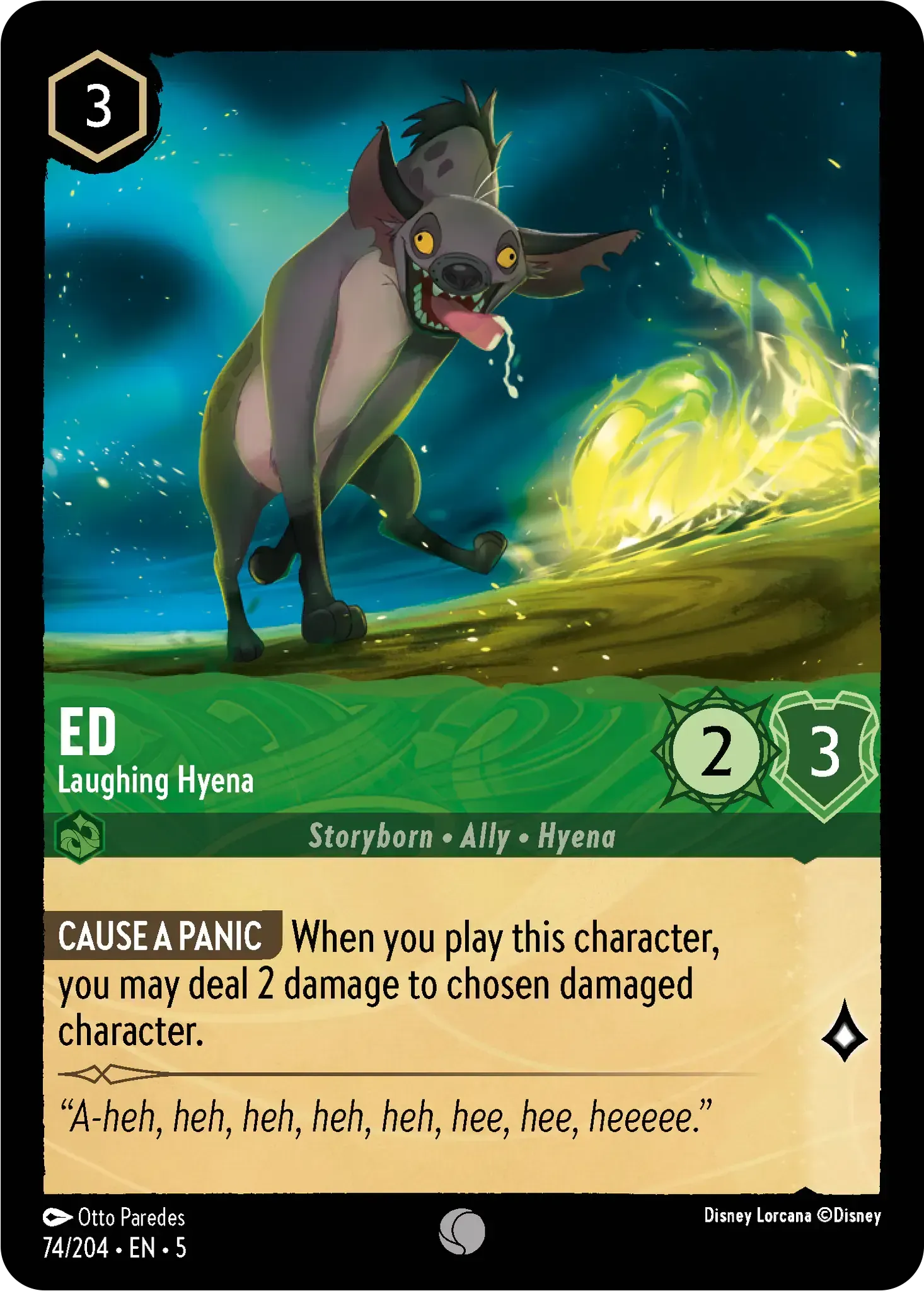 Ed - Laughing Hyena · Shimmering Skies 74/205