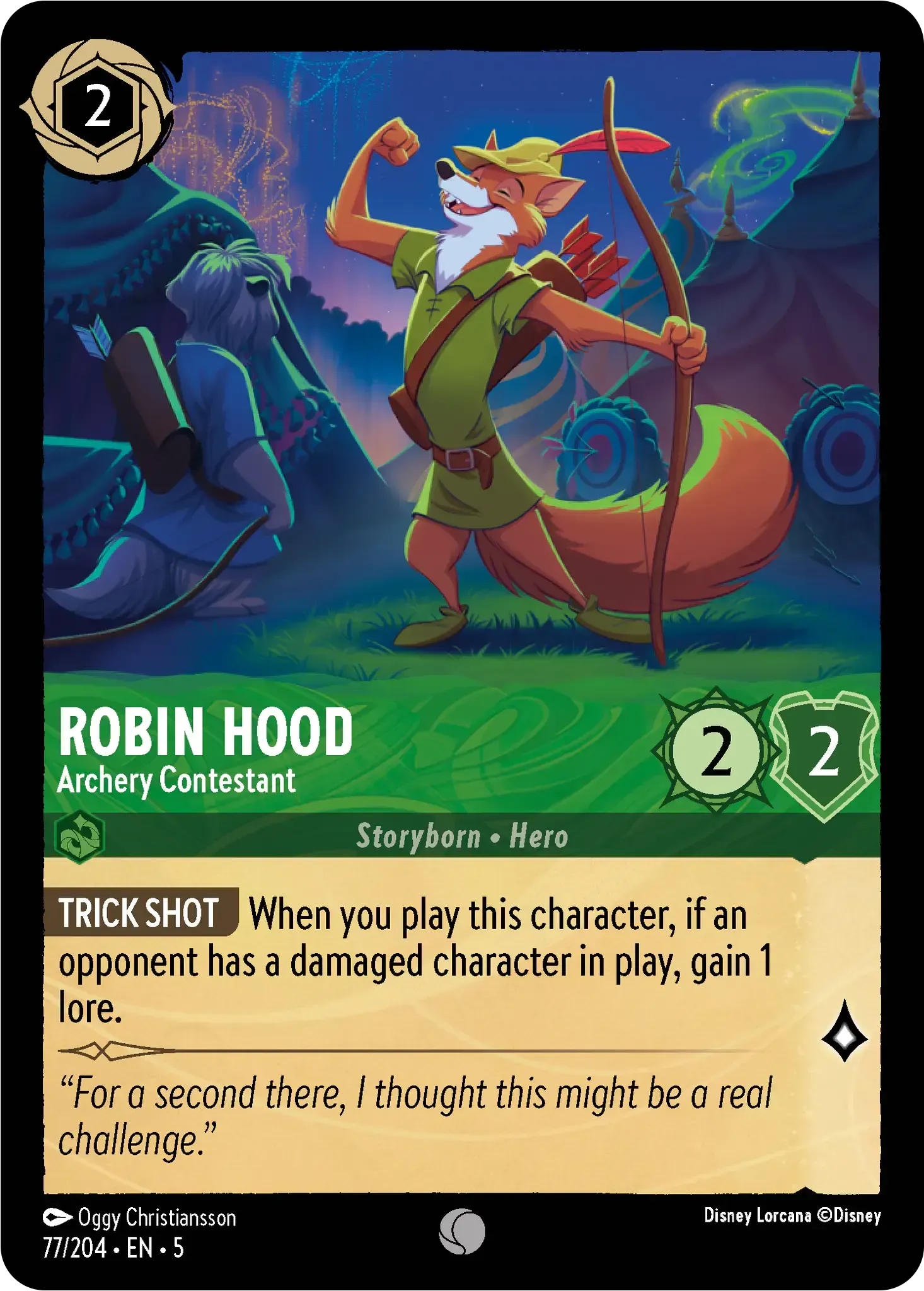 Robin Hood - Archery Contestant · Shimmering Skies 77/205
