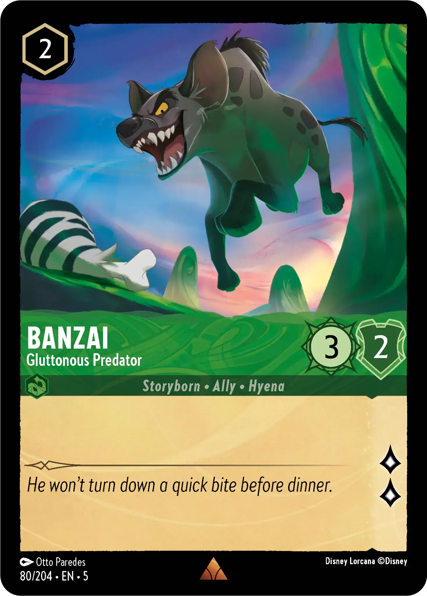 Banzai - Gluttonous Predator · Shimmering Skies 80/205