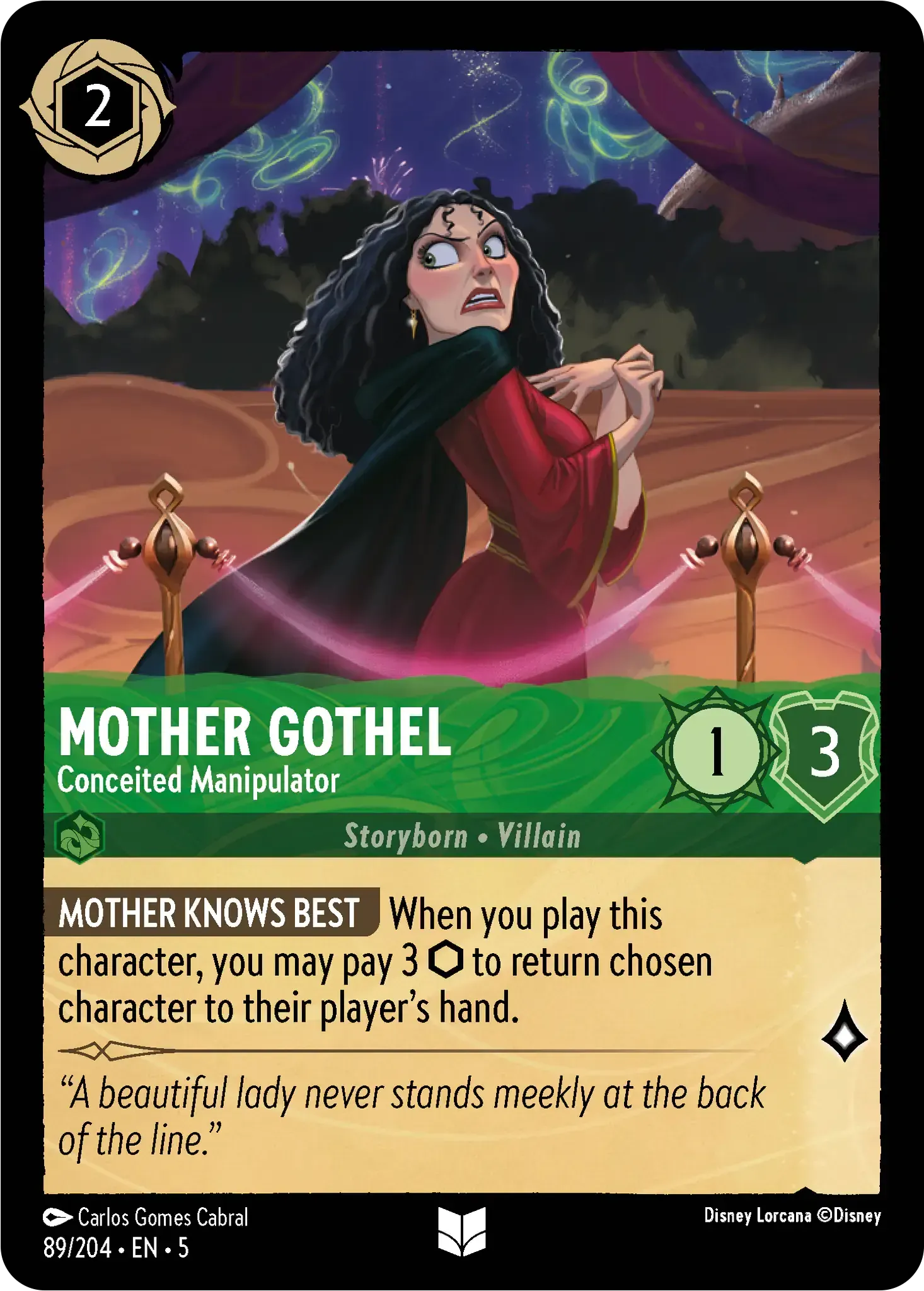 Mother Gothel - Conceited Manipulator · Shimmering Skies 89/205
