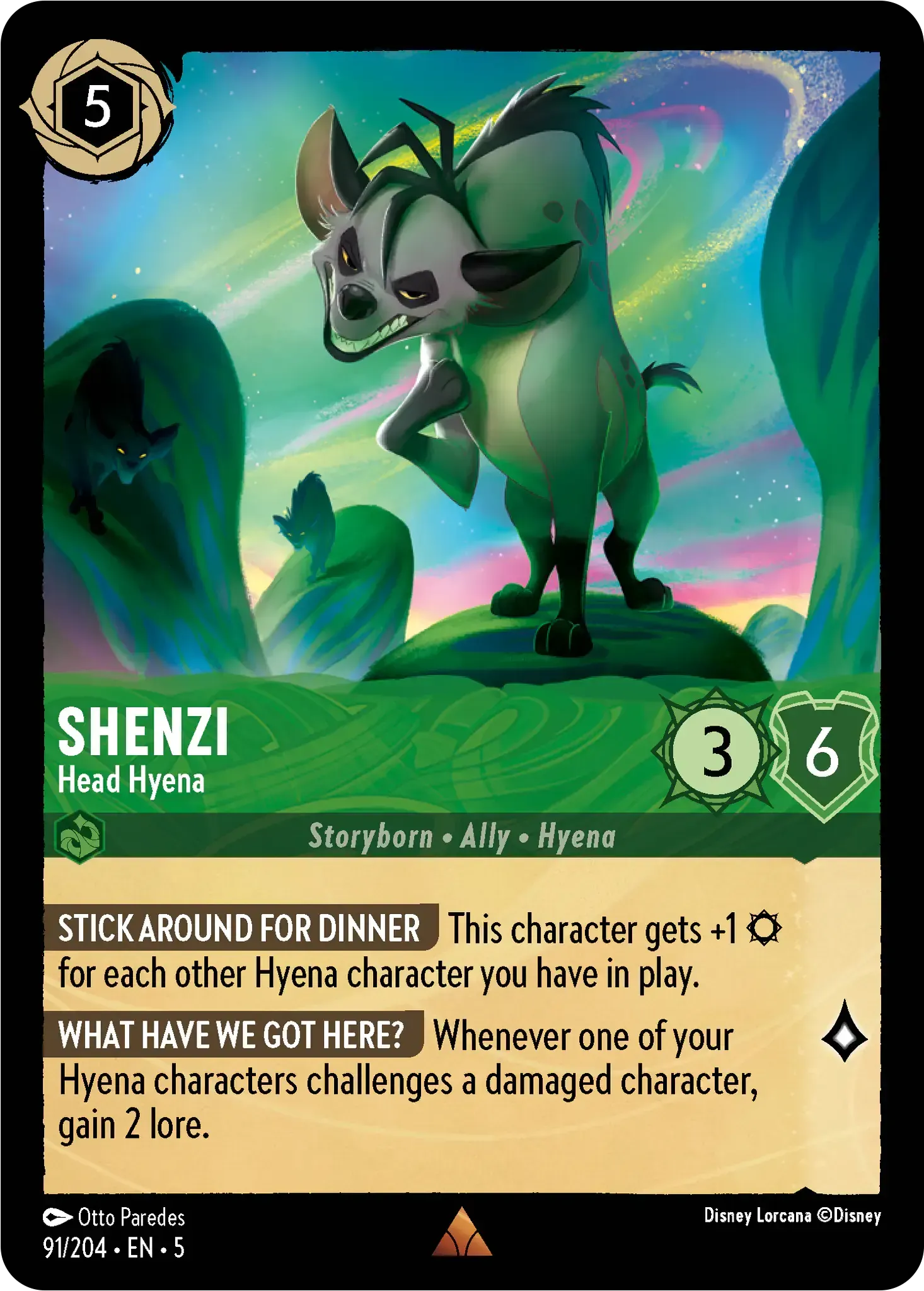 Shenzi - Head Hyena · Shimmering Skies 91/205