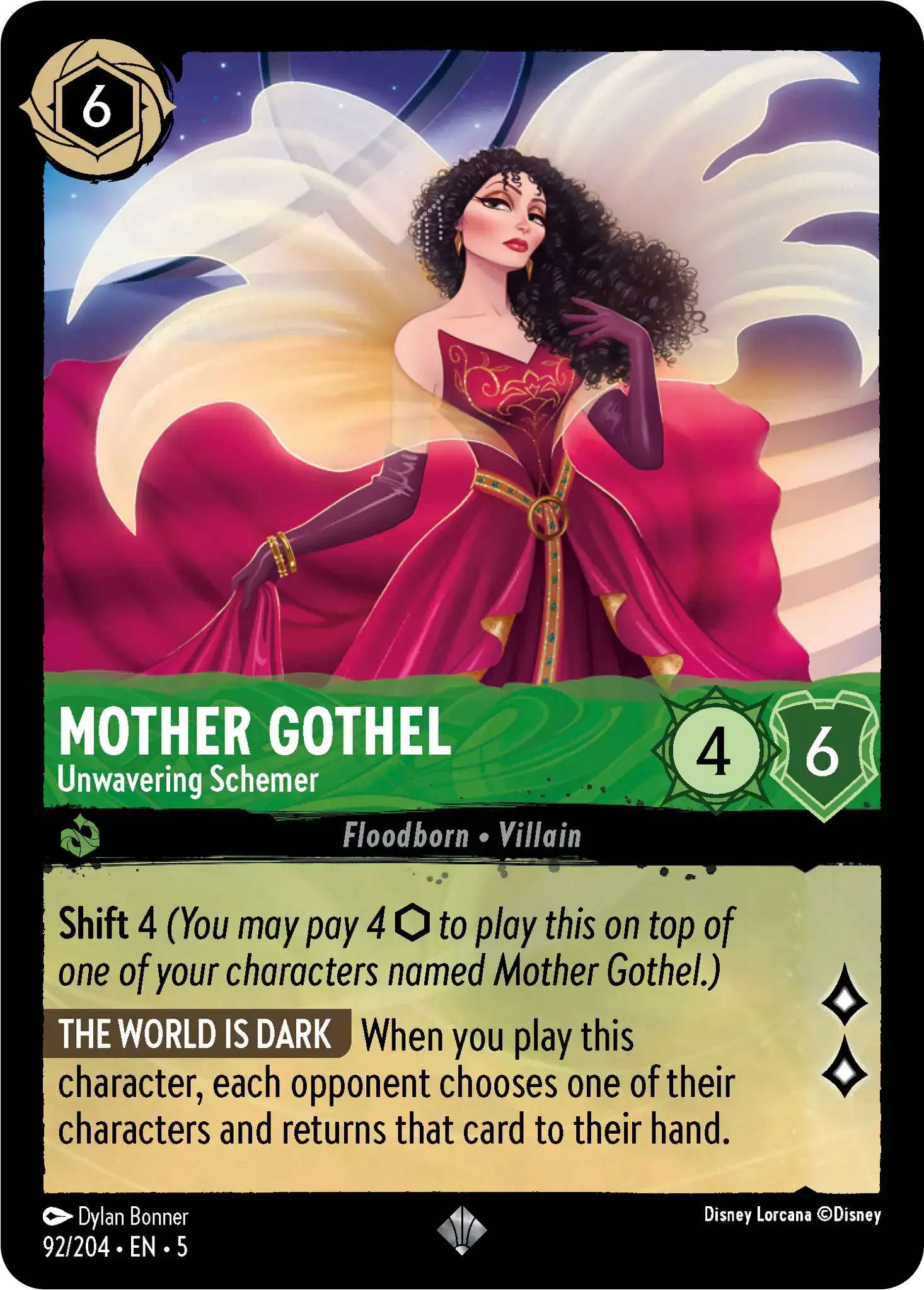 Mother Gothel - Unwavering Schemer · Shimmering Skies 92/205
