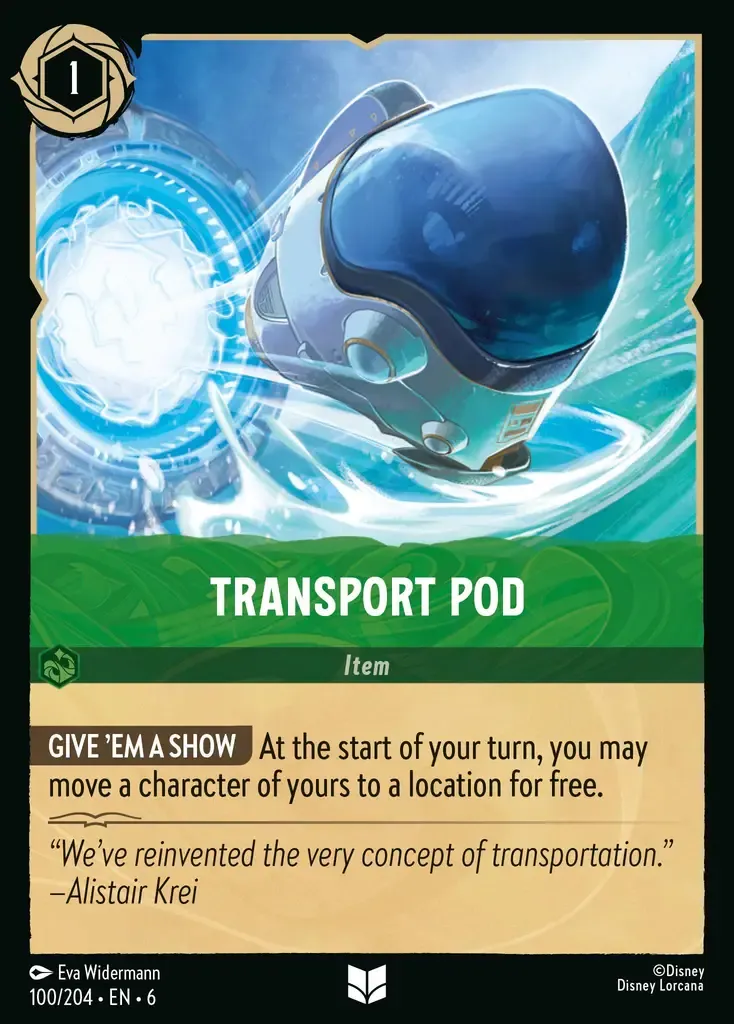 Transport Pod · Azurite Sea 100/204
