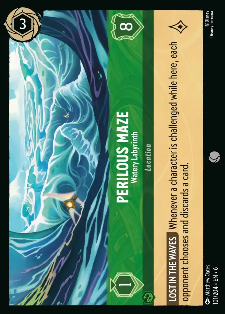Perilous Maze - Watery Labyrinth · Azurite Sea 101/204