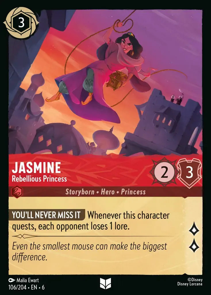 Jasmine - Rebellious Princess · Azurite Sea 106/204