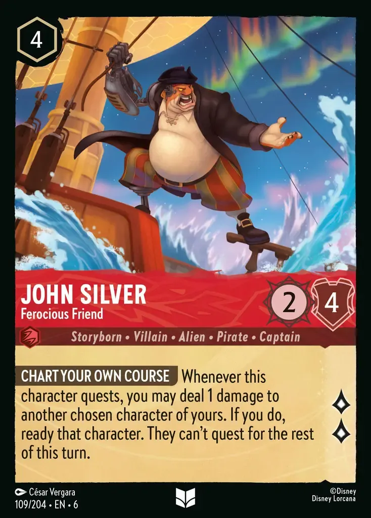 John Silver - Ferocious Friend · Azurite Sea 109/204