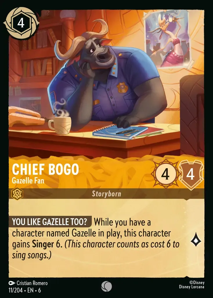 Chief Bogo - Gazelle Fan · Azurite Sea 11/204