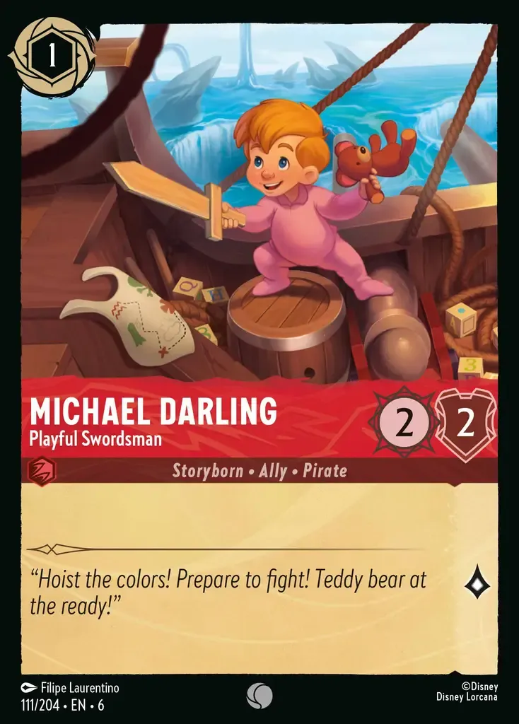 Michael Darling - Playful Swordsman · Azurite Sea 111/204