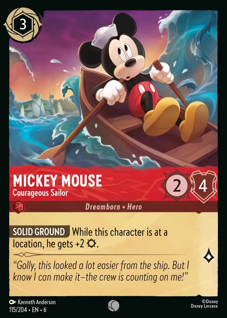 Mickey Mouse - Courageous Sailor · Azurite Sea 115/204