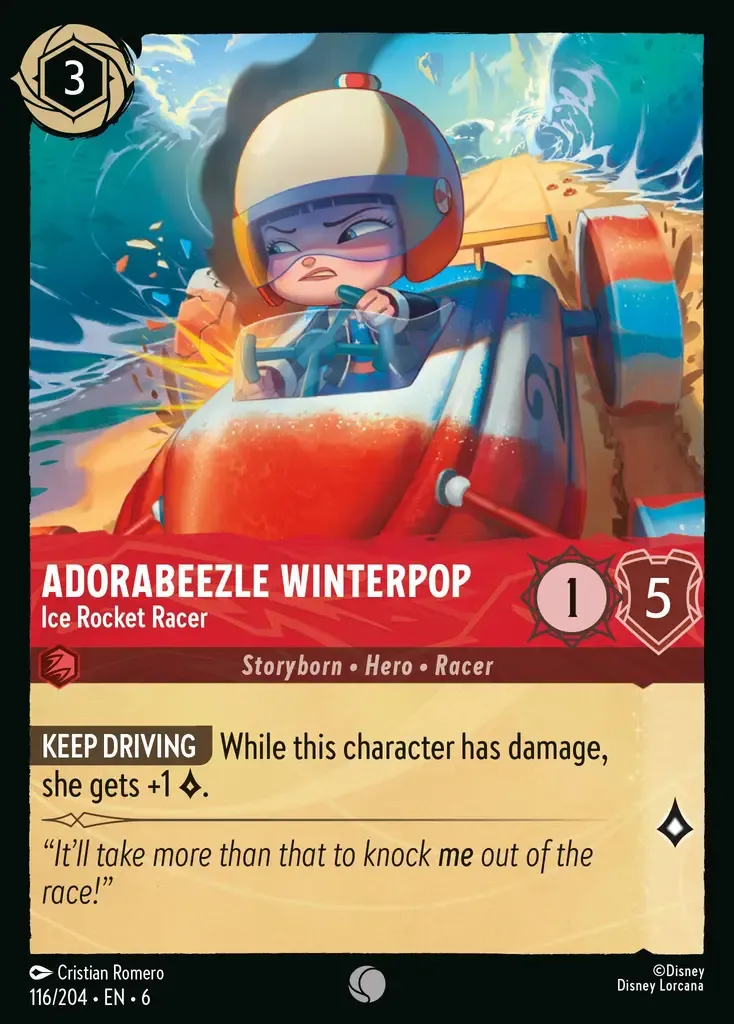 Adorabeezle Winterpop - Ice Rocket Racer · Azurite Sea 116/204