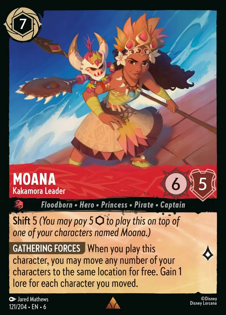 Moana - Kakamora Leader · Azurite Sea 121/204
