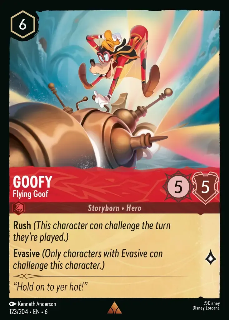 Goofy - Flying Goof · Azurite Sea 123/204