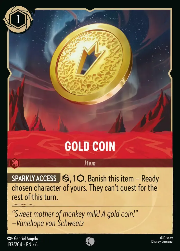 Gold Coin · Azurite Sea 133/204