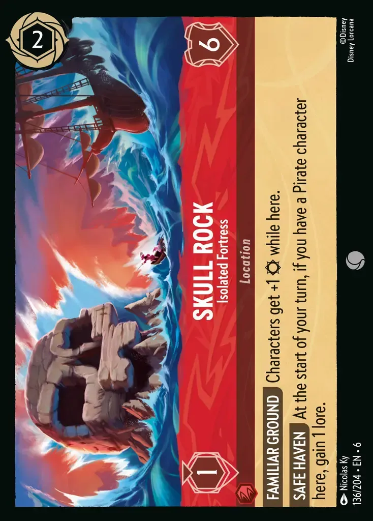 Skull Rock - Isolated Fortress · Azurite Sea 136/204