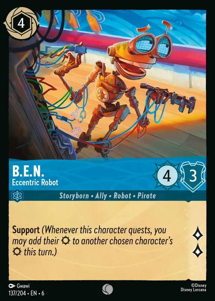 B.E.N. - Eccentric Robot · Azurite Sea 137/204