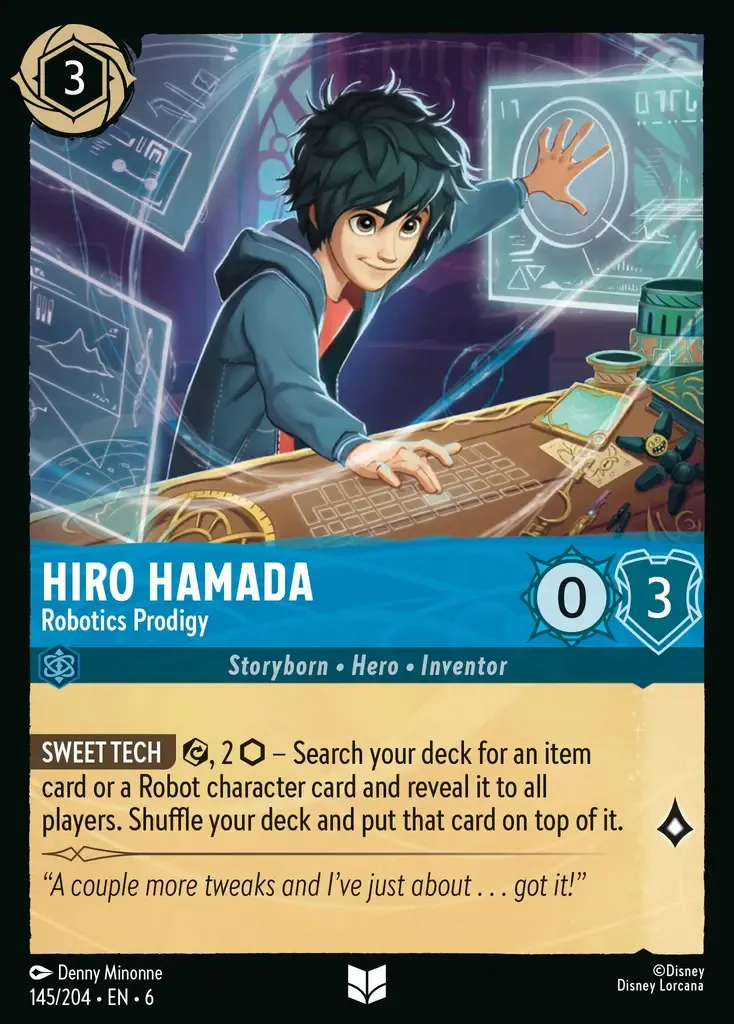 Hiro Hamada - Robotics Prodigy · Azurite Sea 145/204
