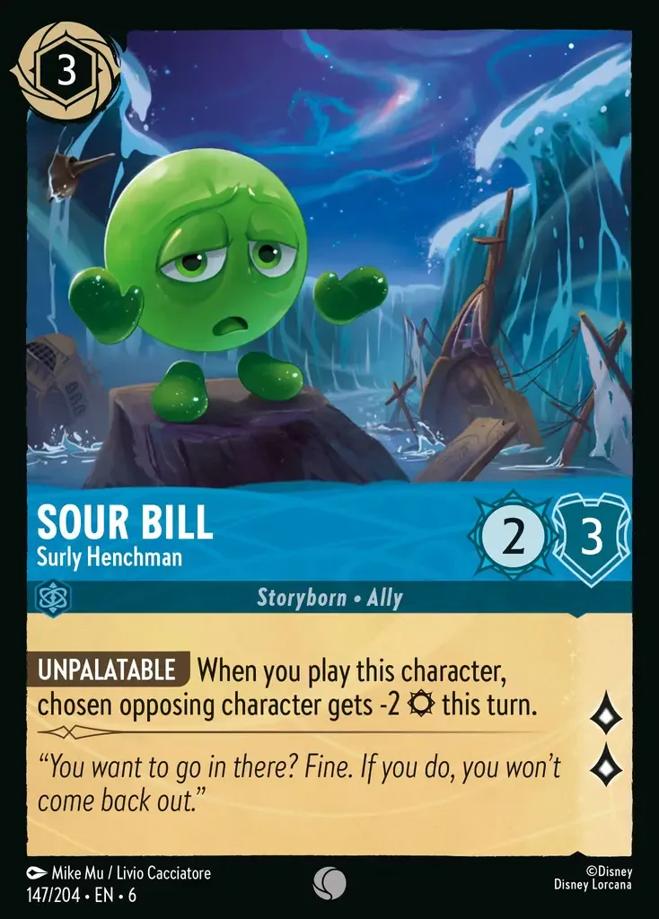 Sour Bill - Surly Henchman · Azurite Sea 147/204
