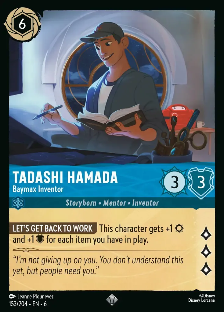 Tadashi Hamada - Baymax Inventor · Azurite Sea 153/204