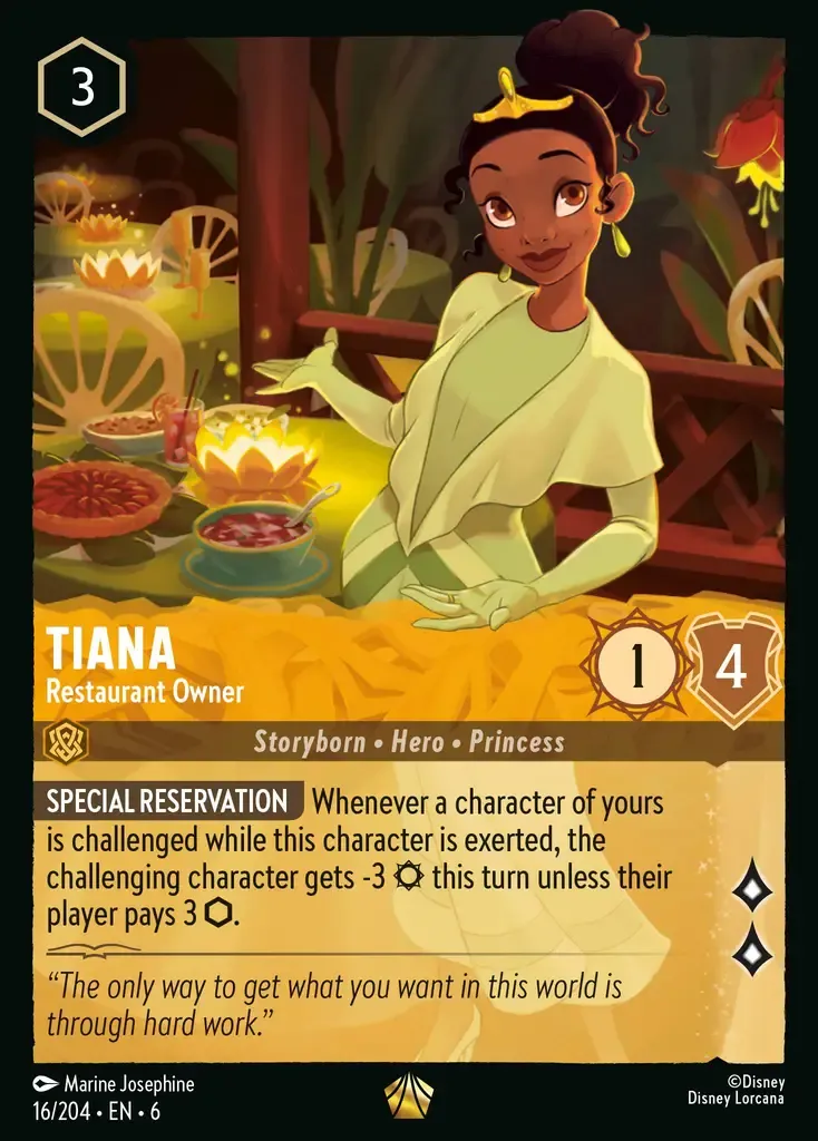 Tiana - Restaurant Owner · Azurite Sea 16/204