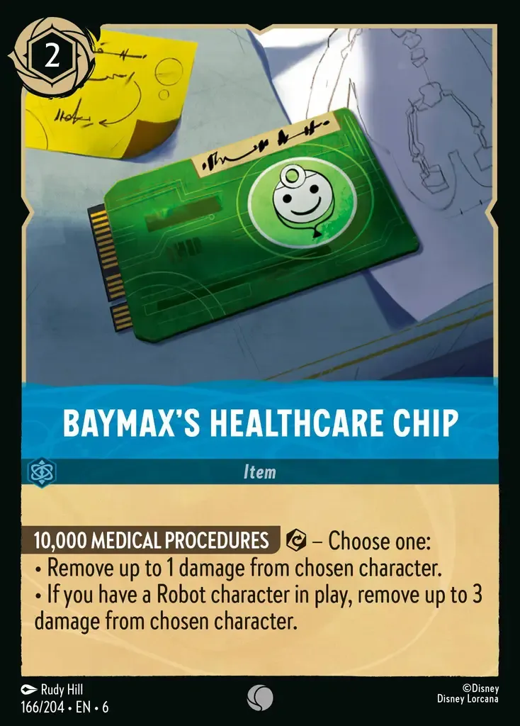 Baymax's Healthcare Chip · Azurite Sea 166/204