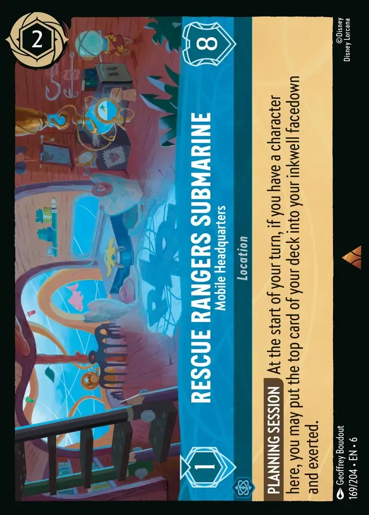 Rescue Rangers Submarine - Mobile Headquarters · Azurite Sea 169/204