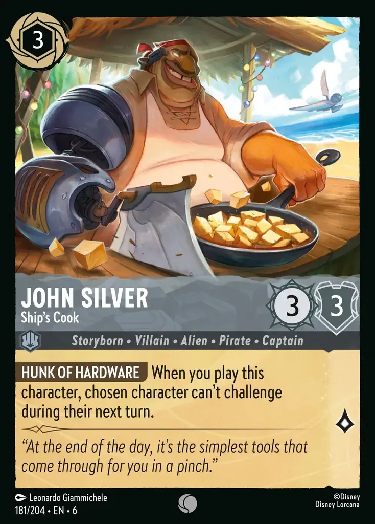 John Silver - Ship's Cook · Azurite Sea 181/204