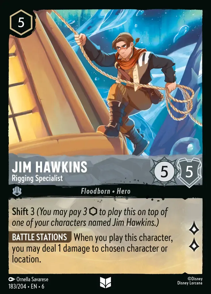 Jim Hawkins - Rigging Specialist · Azurite Sea 183/204