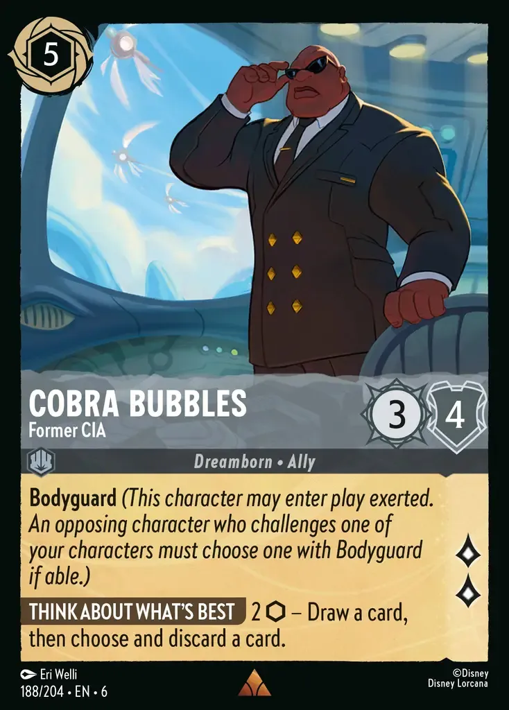 Cobra Bubbles - Former CIA · Azurite Sea 188/204