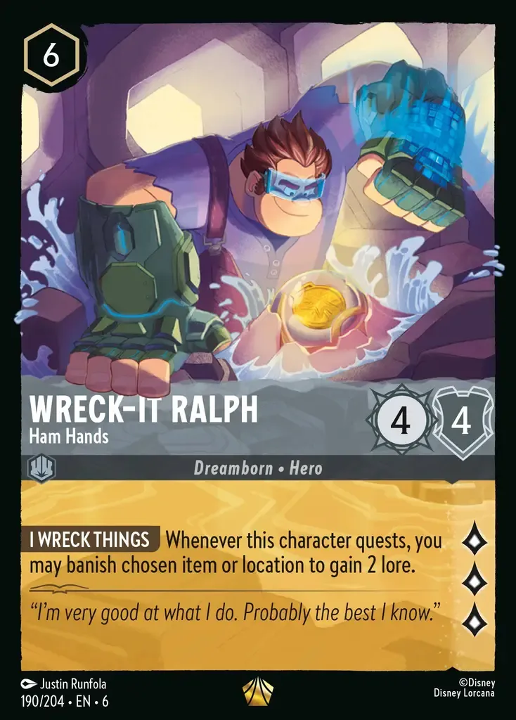 Wreck-It Ralph - Ham Hands · Azurite Sea 190/204