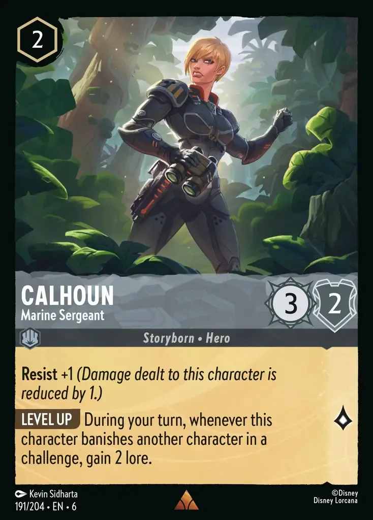 Calhoun - Marine Sergeant · Azurite Sea 191/204