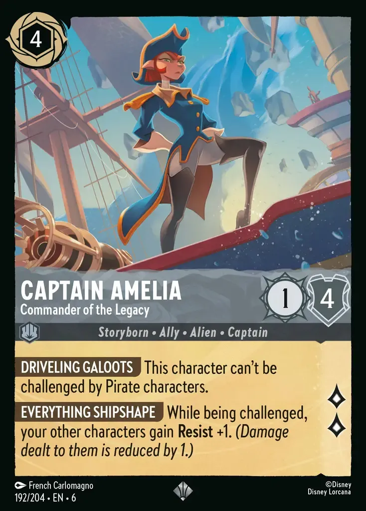 Captain Amelia - Commander of the Legacy · Azurite Sea 192/204
