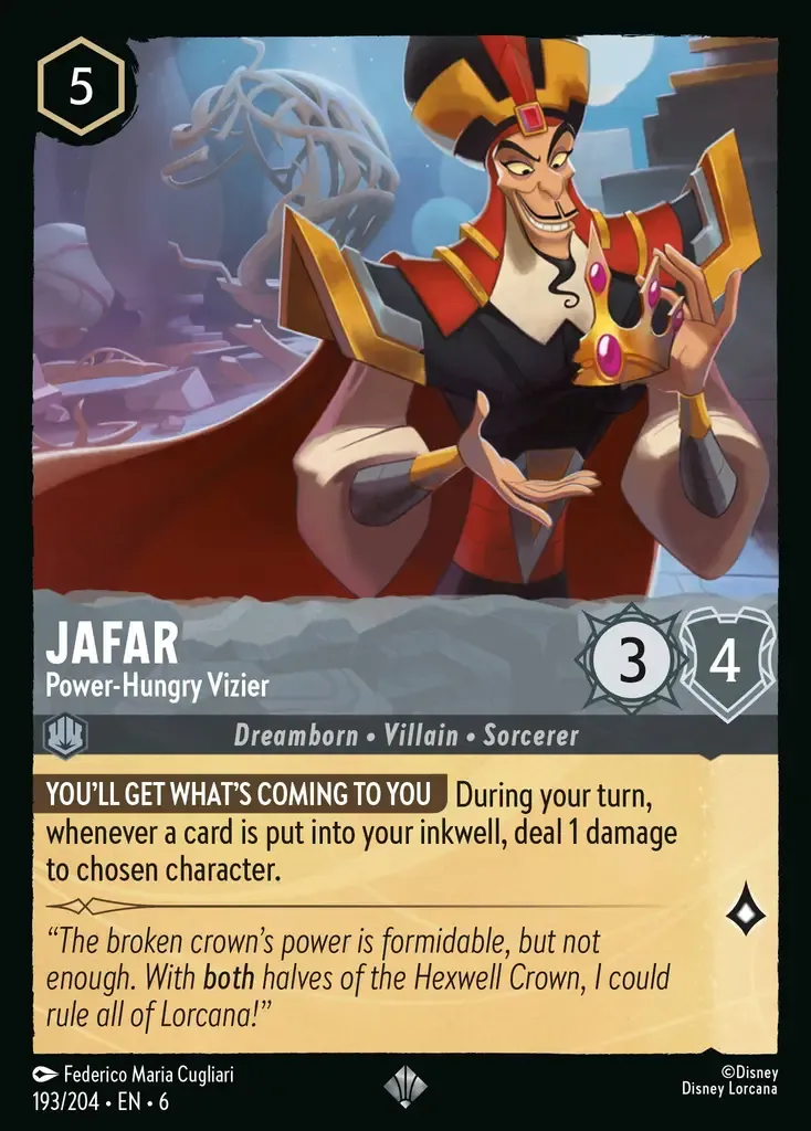Jafar - Power-Hungry Vizier · Azurite Sea 193/204