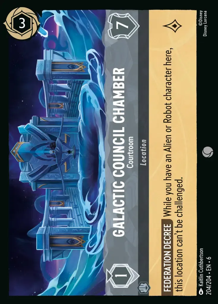 Galactic Council Chamber - Courtroom · Azurite Sea 204/204